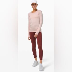Lululemon Long Sleeve Swiftly Tech Light Pink Size 12